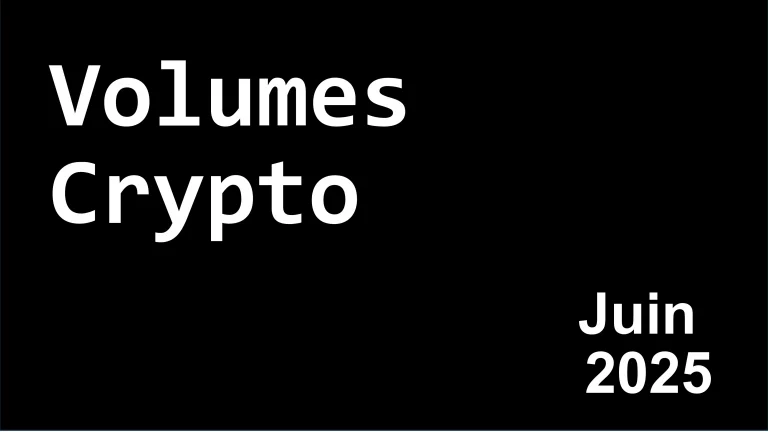 Volumes crypto juin 2025